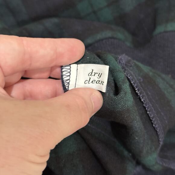 VTG Pendleton Tartan Plaid Cardigan Mens XL Blue Green Virgin Wool Grandpa USA - Picture 3 of 9